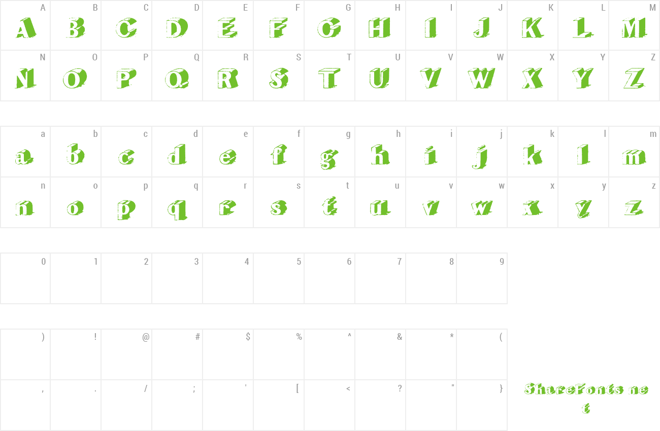 Font Cup of tea preview